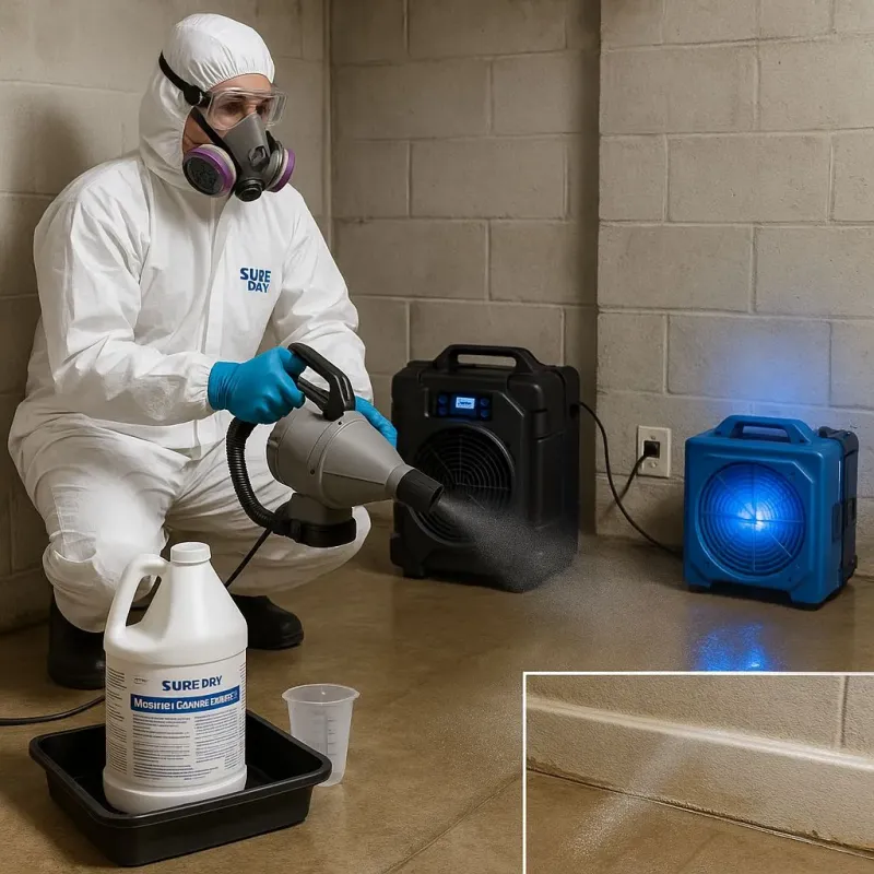 Sanitization and Odor Removal process in Dranesville, VA