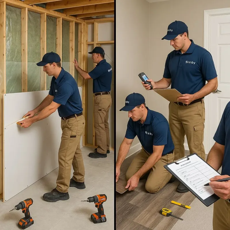 Repairs and Reconstruction process in Dranesville, VA